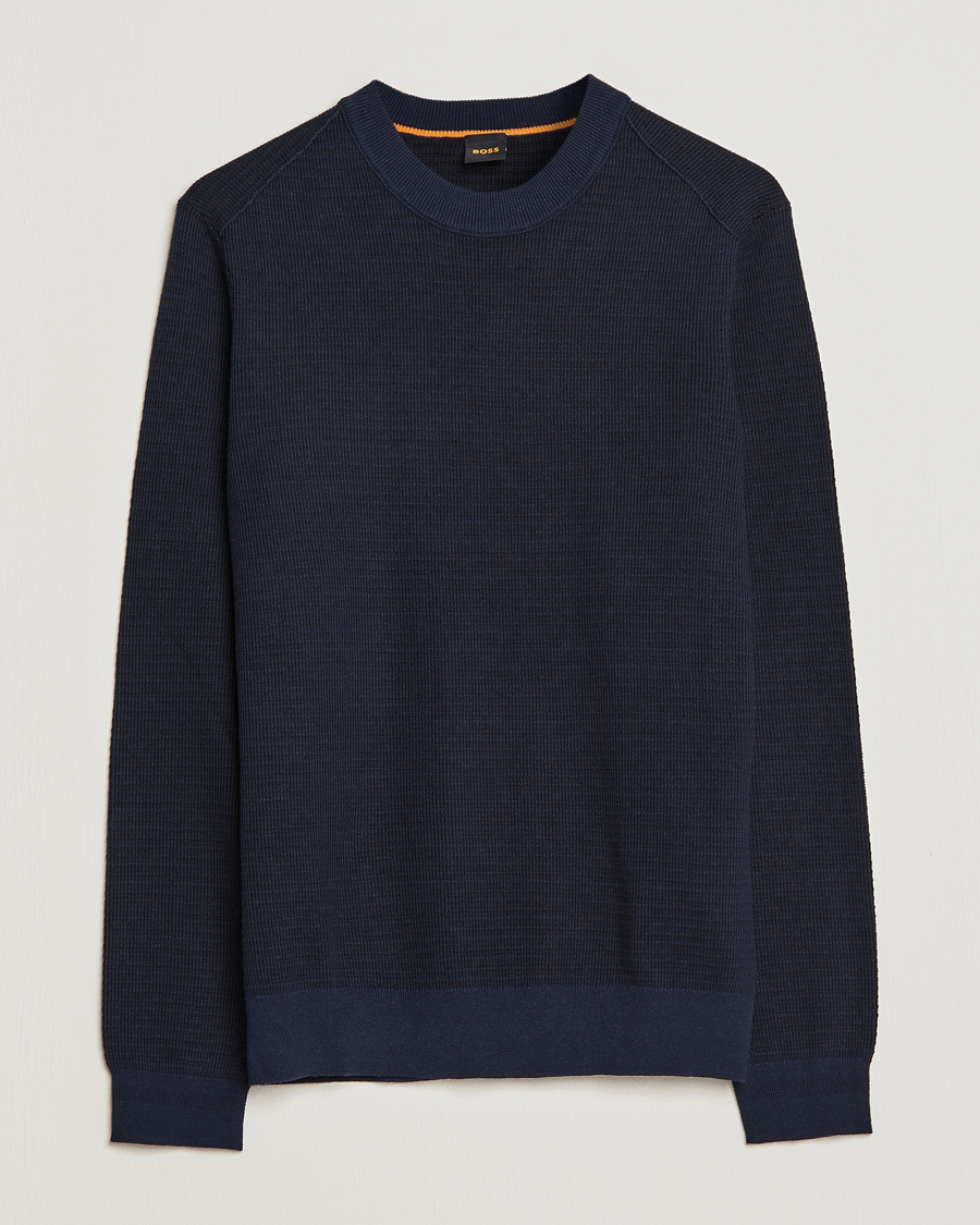 Homme | Pulls Et Tricots | BOSS ORANGE | Abovemo Knitted Sweater Dark Blue