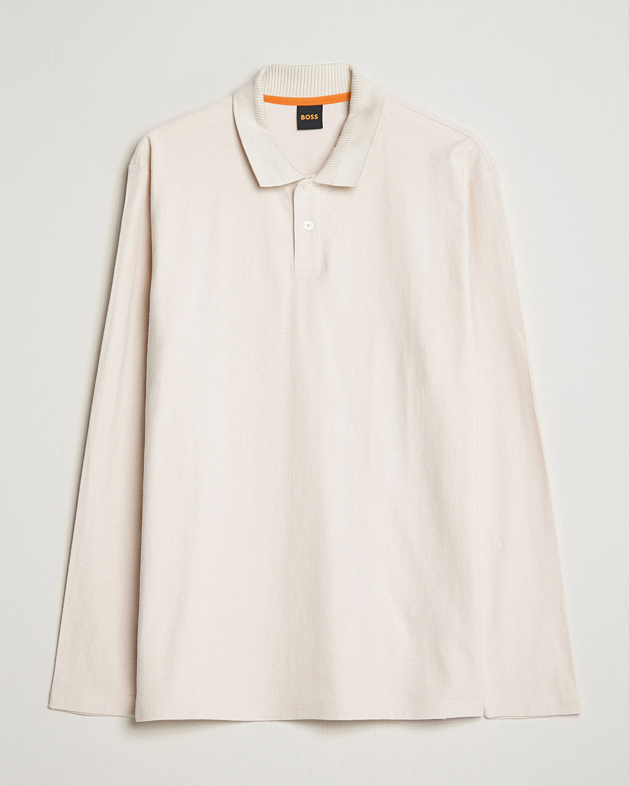 Homme | Pulls Et Tricots | BOSS ORANGE | Pecollege Knitted Polo Open White