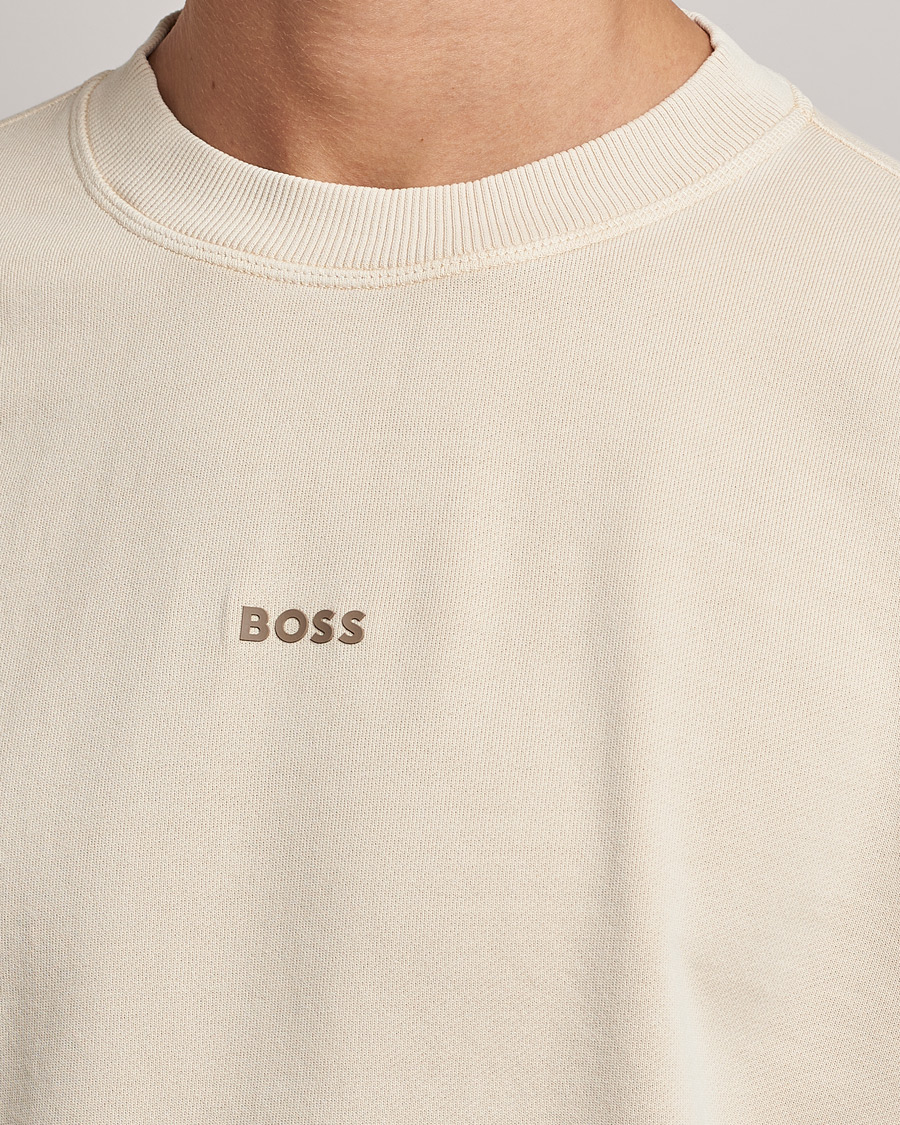 Homme | Pulls Et Tricots | BOSS ORANGE | Wefade Logo Sweatshirt Open White