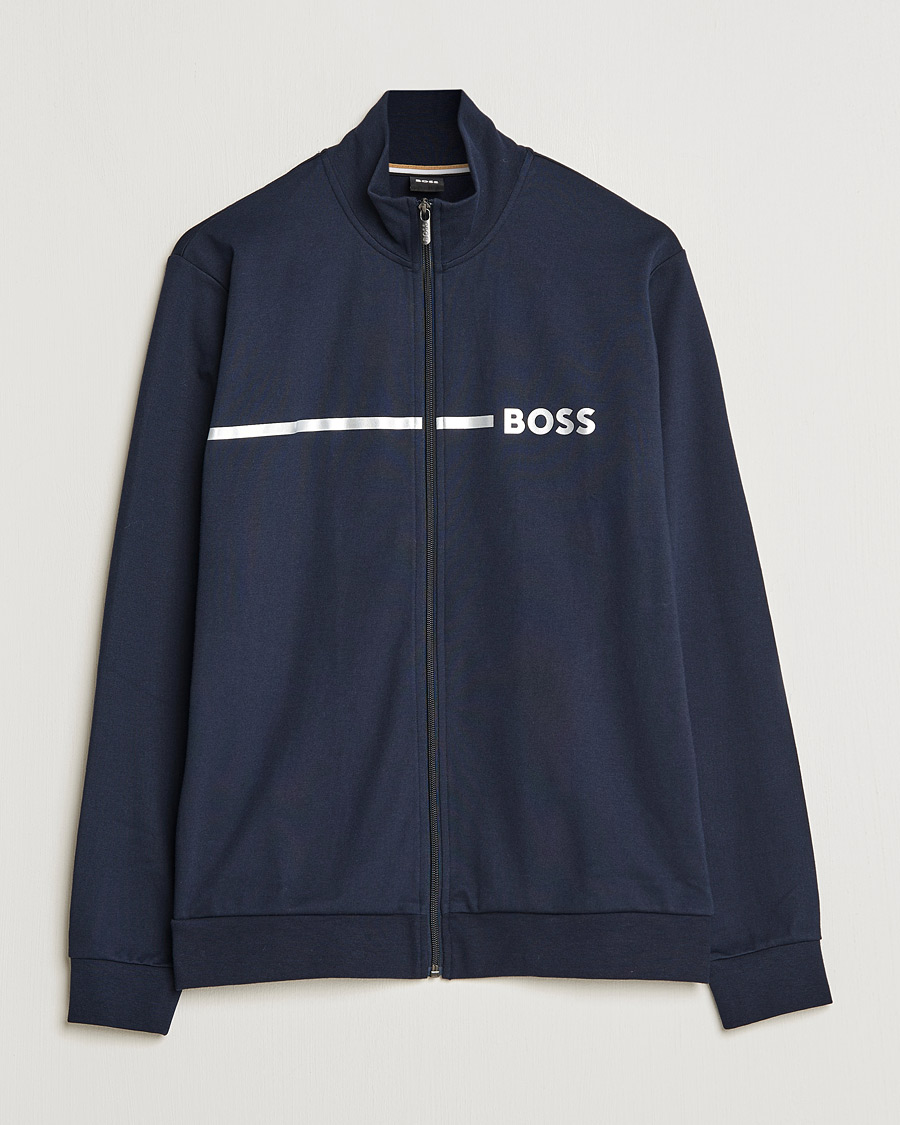 Homme | Pulls Et Tricots | BOSS BLACK | Tracksuit Jacket Dark Blue
