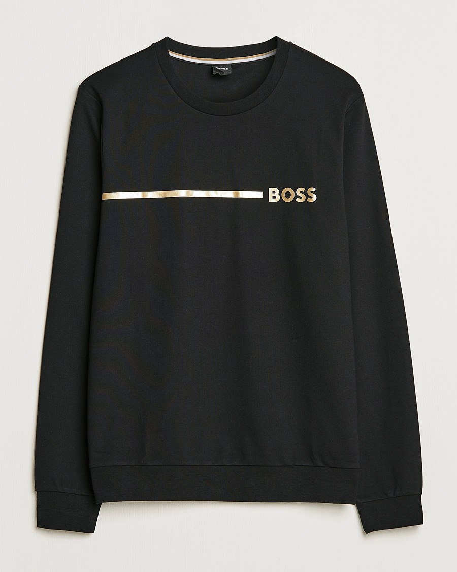 Homme | Pulls Et Tricots | BOSS BLACK | Tracksuit Sweatshirt Black/Gold