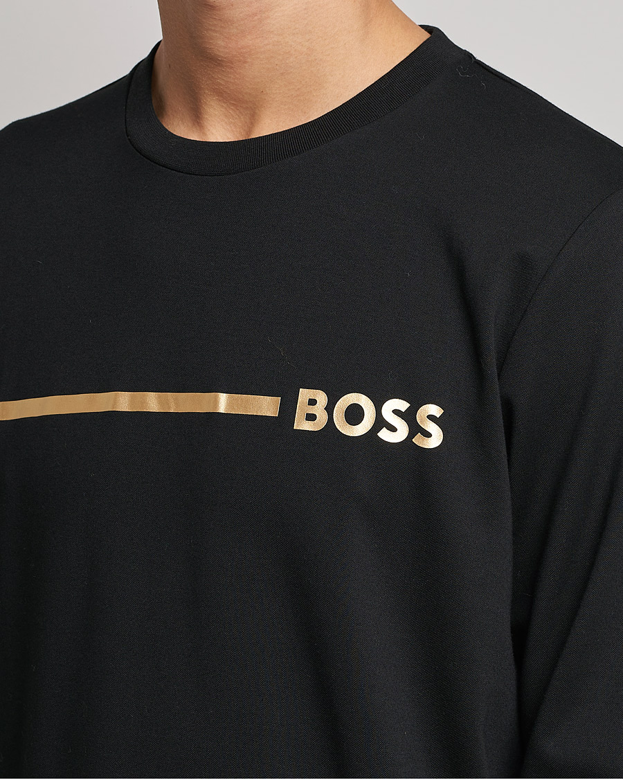 Homme | Pulls Et Tricots | BOSS BLACK | Tracksuit Sweatshirt Black/Gold