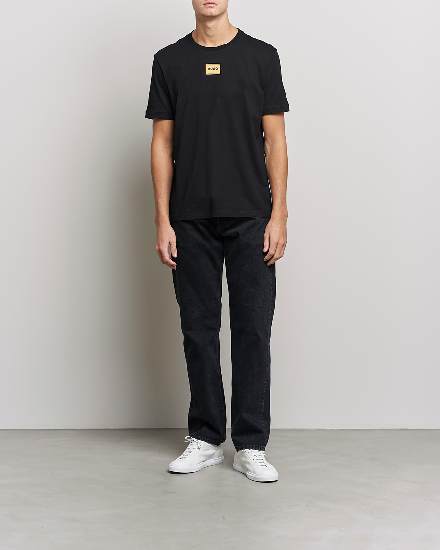 Homme | T-shirts | HUGO | Diragolino Crew Neck T-Shirt Black