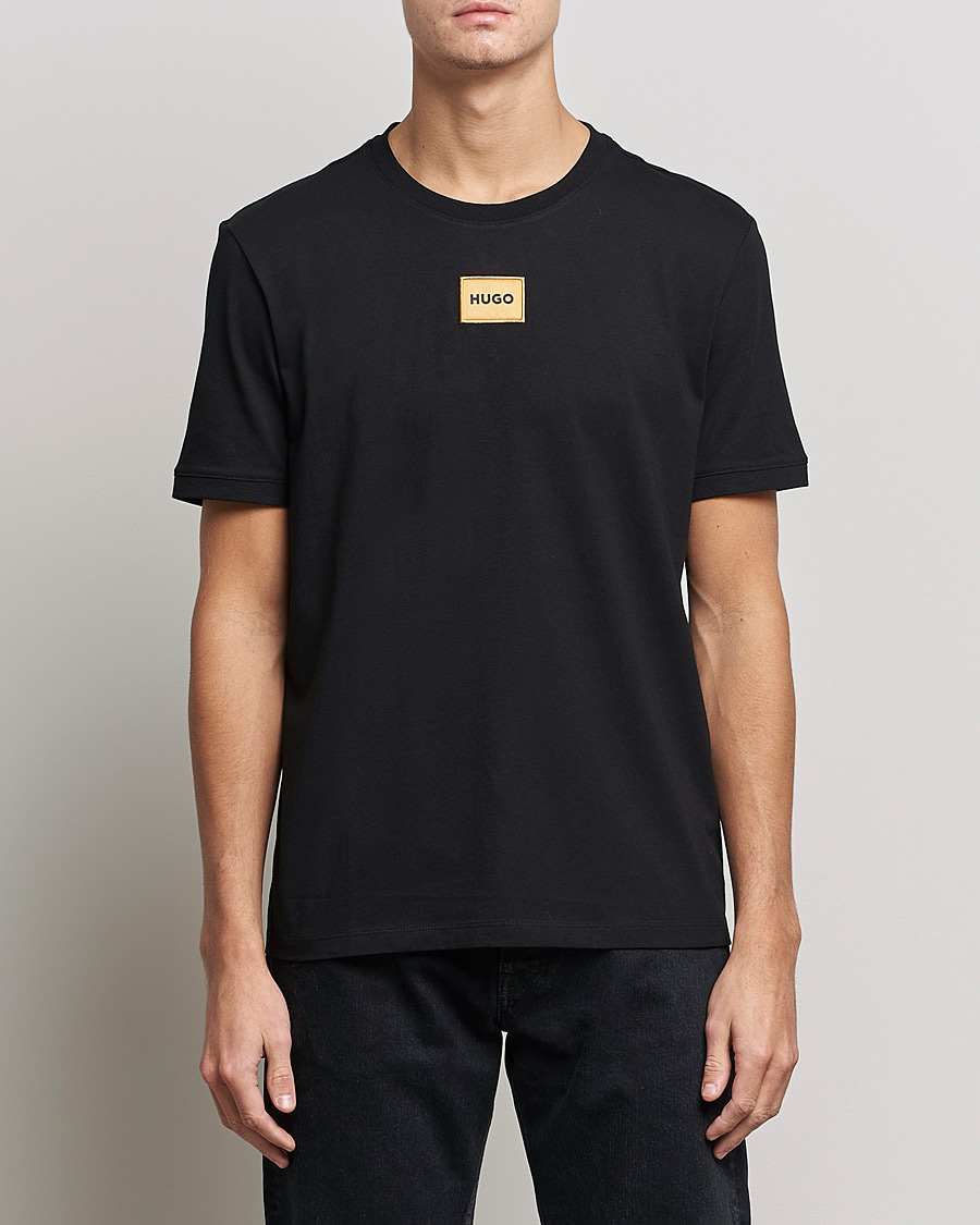 Homme | T-shirts | HUGO | Diragolino Crew Neck T-Shirt Black