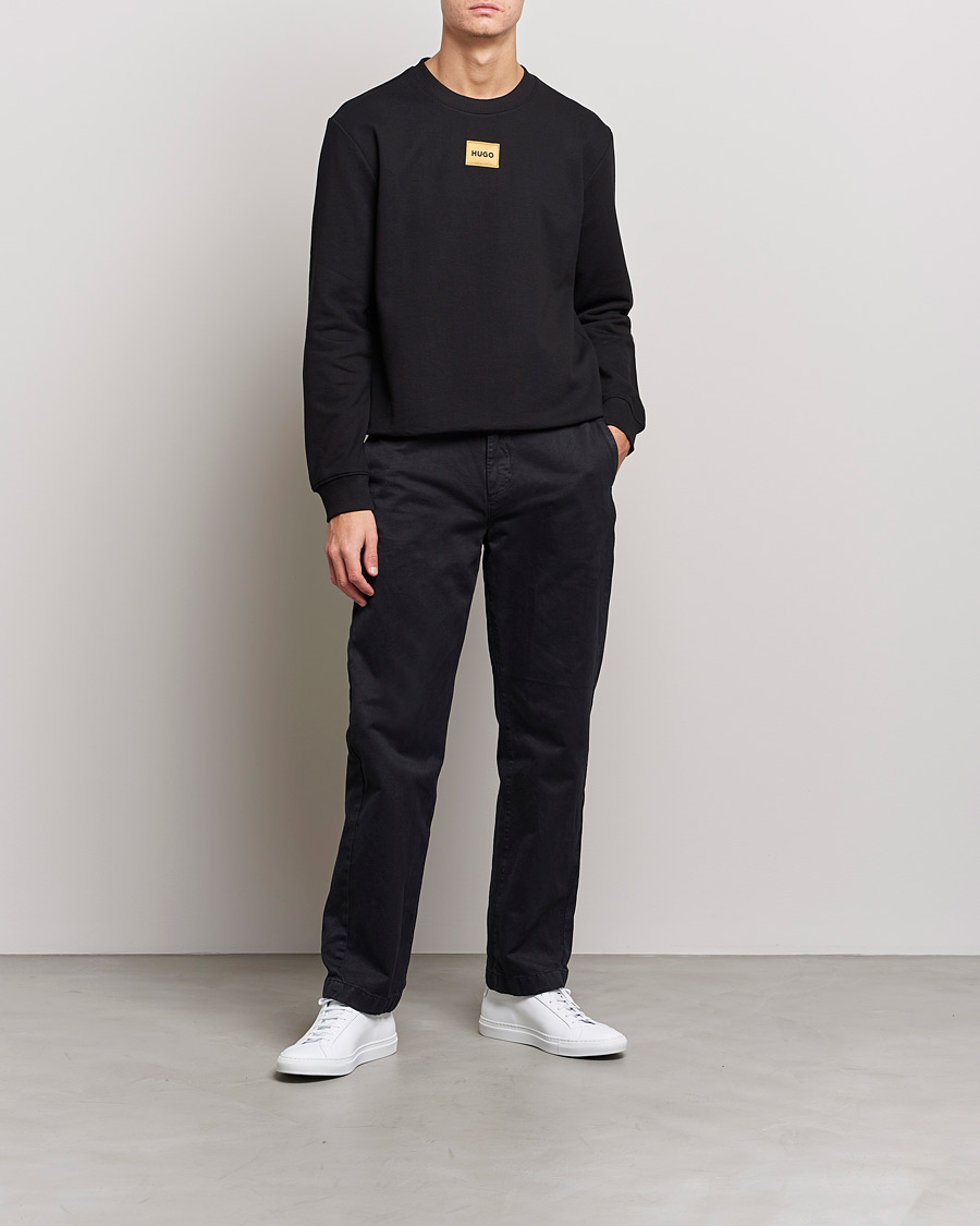 Homme | Pulls Et Tricots | HUGO | Diragol Crew Neck Sweatshirt Black