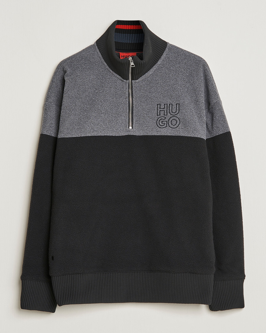 Homme | Pulls Et Tricots | HUGO | Dorpin Half Zip Sweater Black