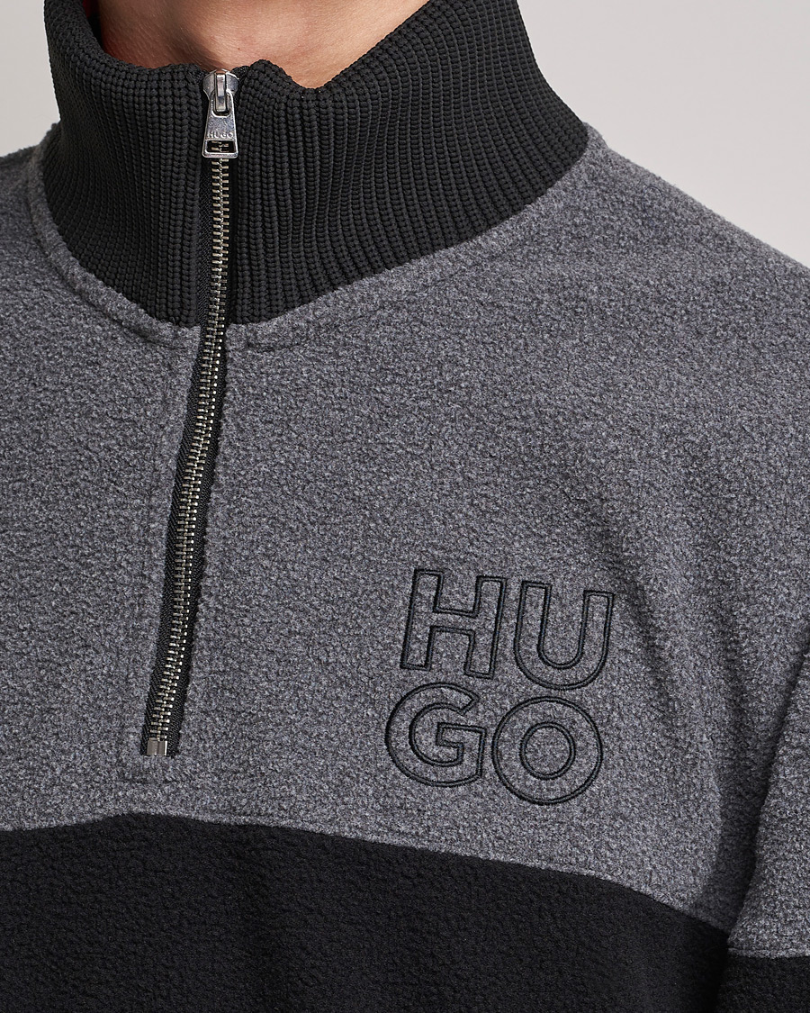 Homme | Pulls Et Tricots | HUGO | Dorpin Half Zip Sweater Black