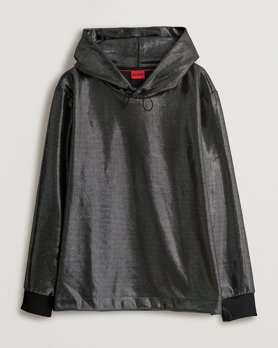 Homme | Pulls Et Tricots | HUGO | Descolar Shiny Hoodie Black
