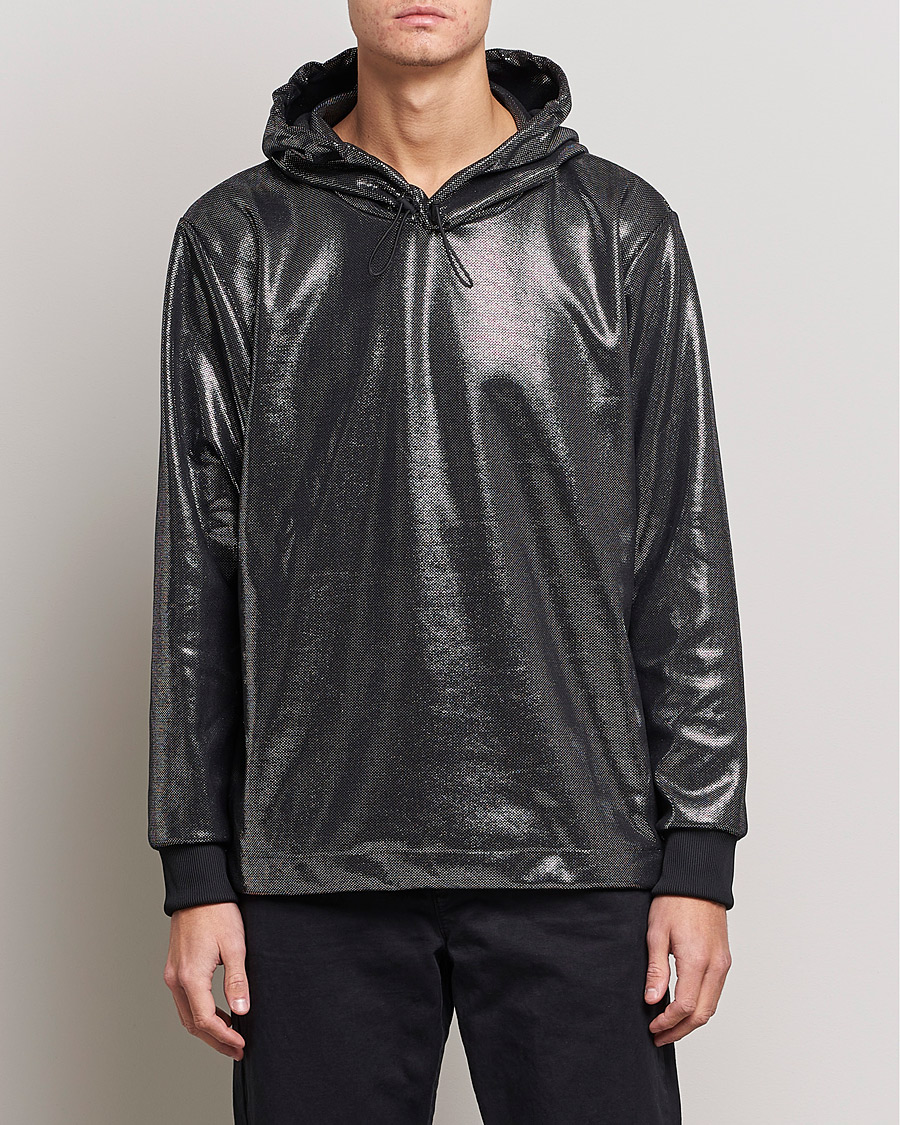 Homme | Pulls Et Tricots | HUGO | Descolar Shiny Hoodie Black