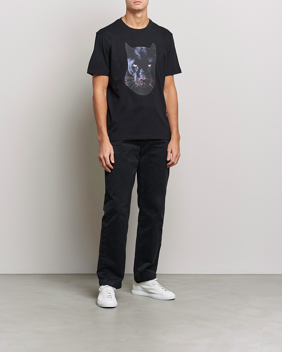 Homme | T-shirts | HUGO | Deetah Logo Crew Neck T-Shirt Black