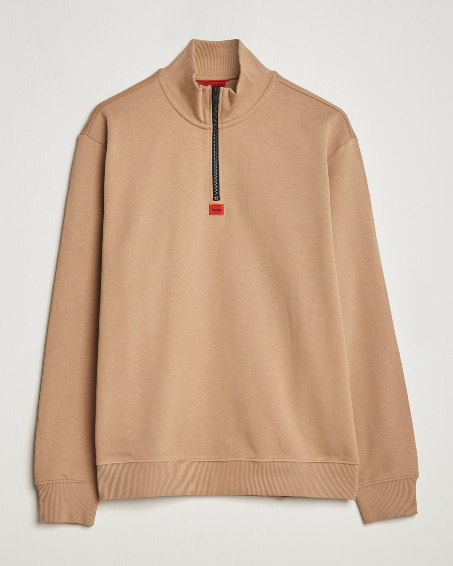 Homme | Pulls Et Tricots | HUGO | Durty Half Zip Sweater Medium Beige