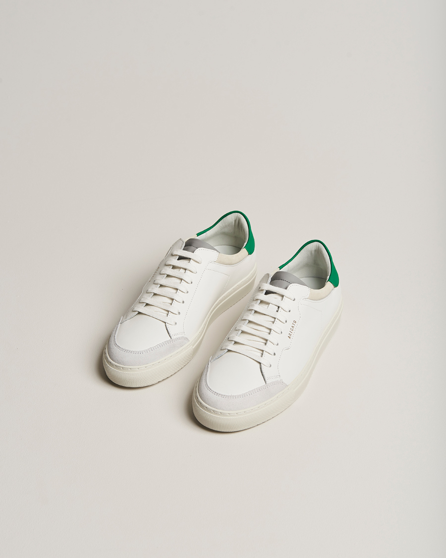 Homme | Axel Arigato Clean 180 Sneaker White/Green | Axel Arigato | Clean 180 Sneaker White/Green