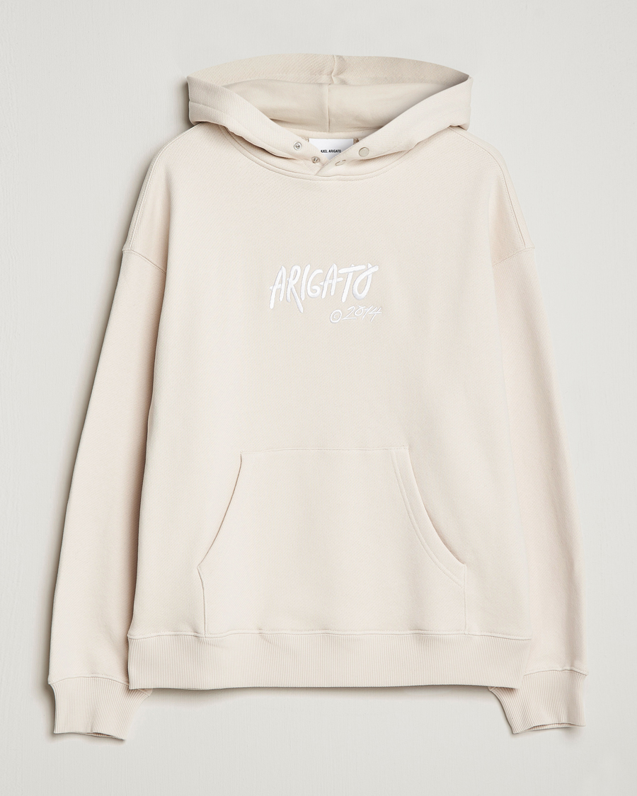 Homme | Pulls Et Tricots | Axel Arigato | Arigato Tag Hoodie Pale Beige