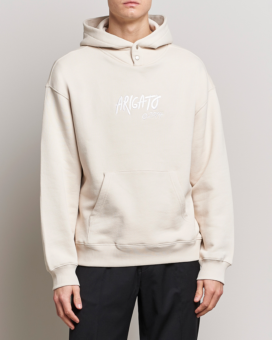 Homme | Pulls Et Tricots | Axel Arigato | Arigato Tag Hoodie Pale Beige