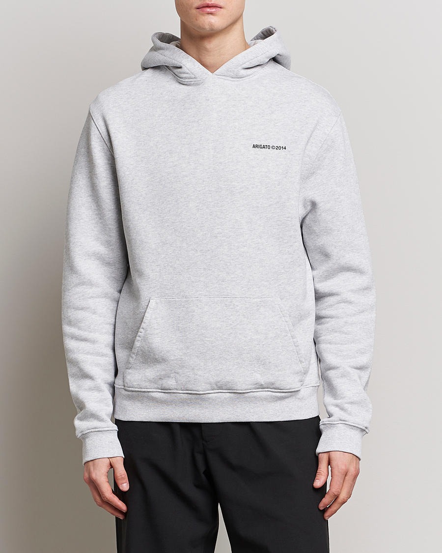 Homme | Pulls Et Tricots | Axel Arigato | Monogram Hoodie Grey Melange