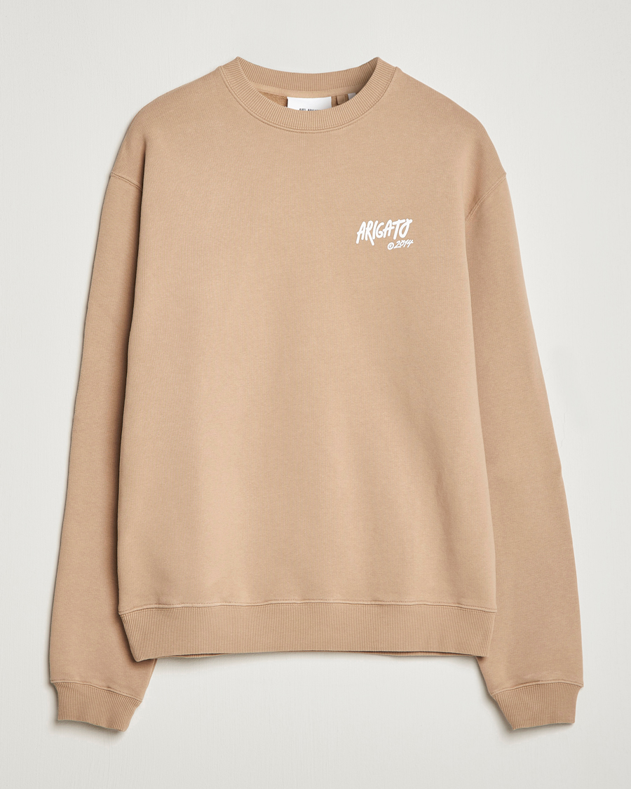 Homme | Pulls Et Tricots | Axel Arigato | Arigato Graffiti Sweatshirt Camel