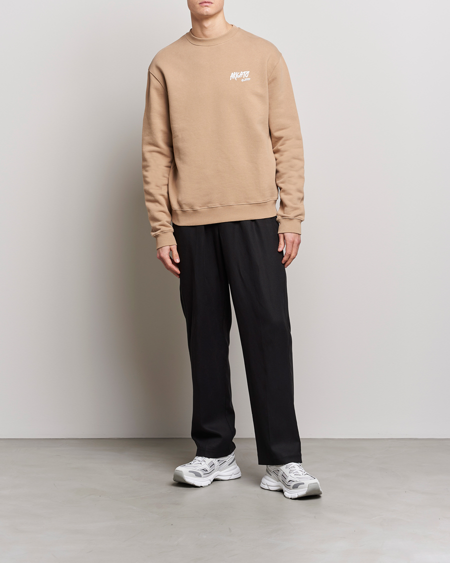 Homme | Pulls Et Tricots | Axel Arigato | Arigato Graffiti Sweatshirt Camel
