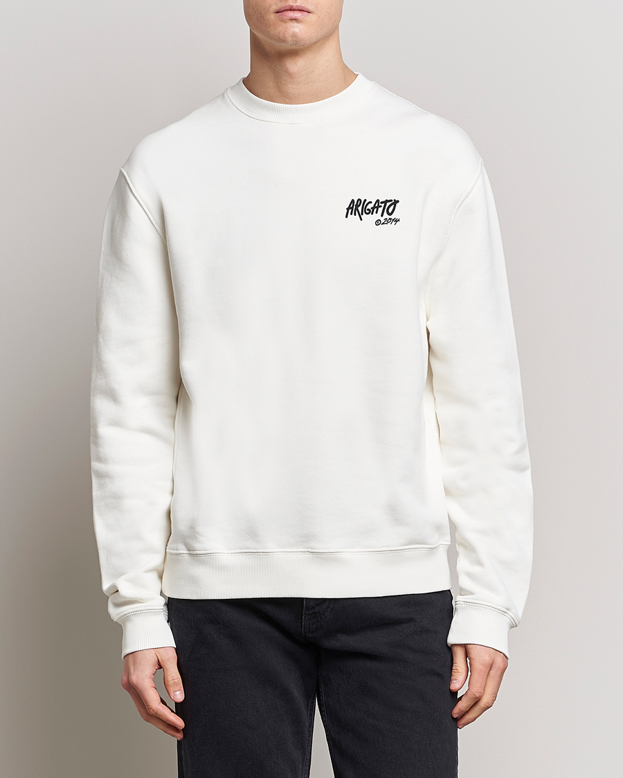 Homme | Pulls Et Tricots | Axel Arigato | Arigato Graffiti Sweatshirt Ecru