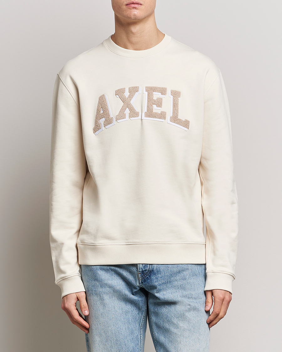Homme | Pulls Et Tricots | Axel Arigato | Axel Arc Sweatshirt Pale Beige
