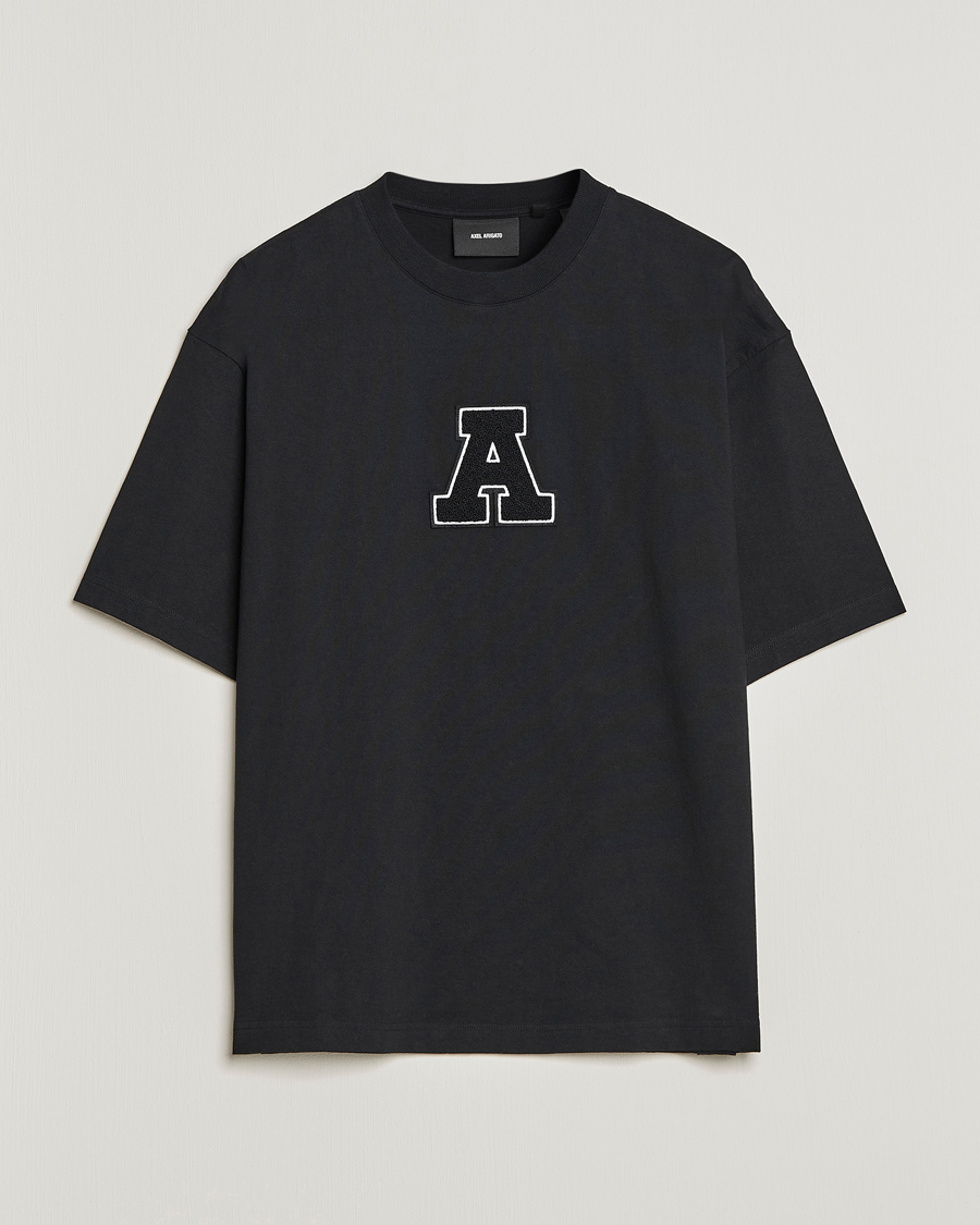 Homme | T-shirts | Axel Arigato | College A T-Shirt Black