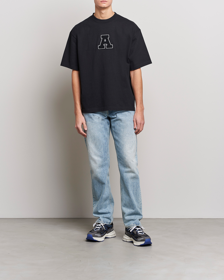 Homme | T-shirts | Axel Arigato | College A T-Shirt Black