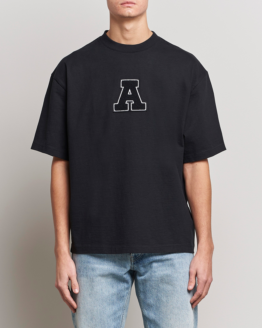 Homme | T-shirts | Axel Arigato | College A T-Shirt Black