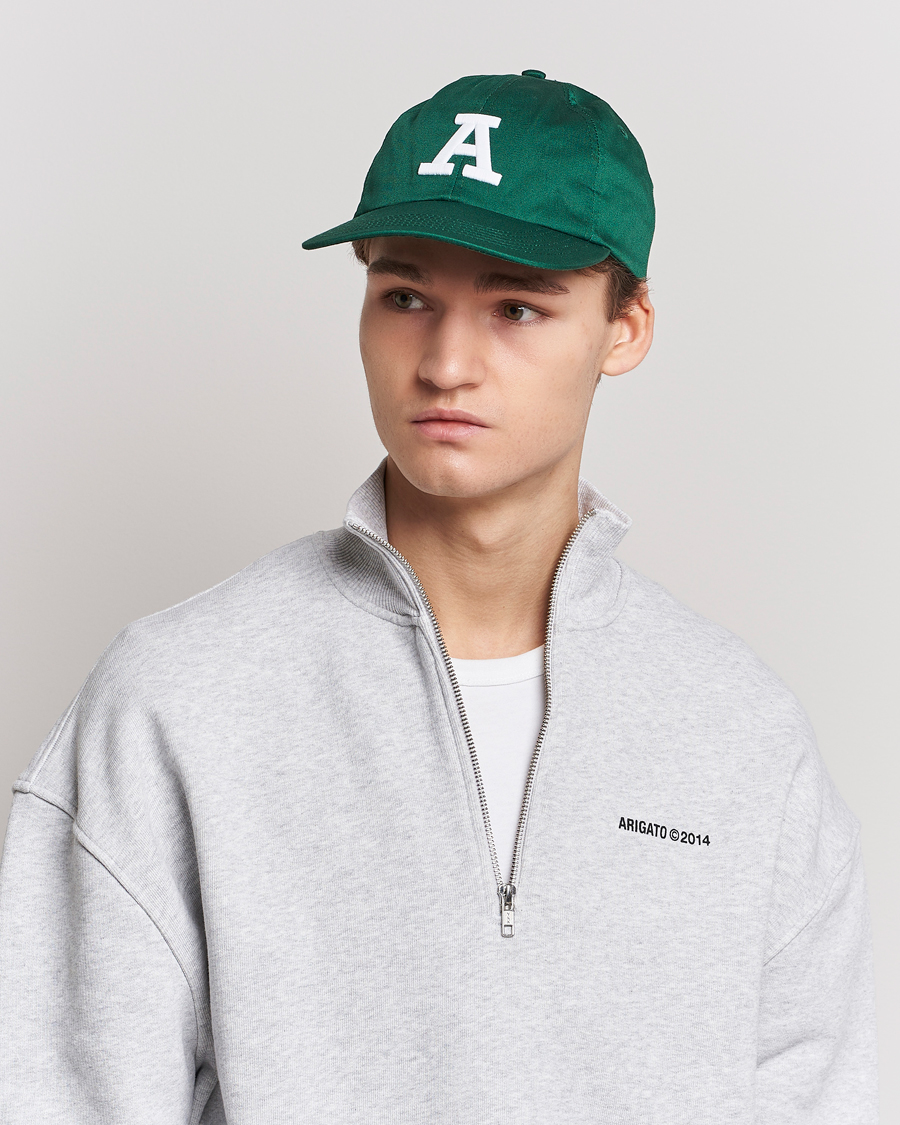 Homme | Axel Arigato Varsity A Flat Cap College Green | Axel Arigato | Varsity A Flat Cap College Green