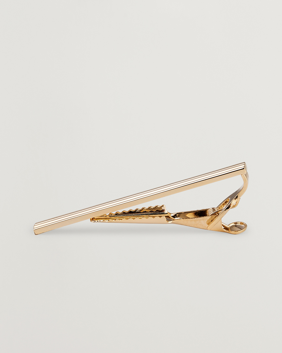 Homme | Cravates | Amanda Christensen | Ribbed Tie Clip Gold