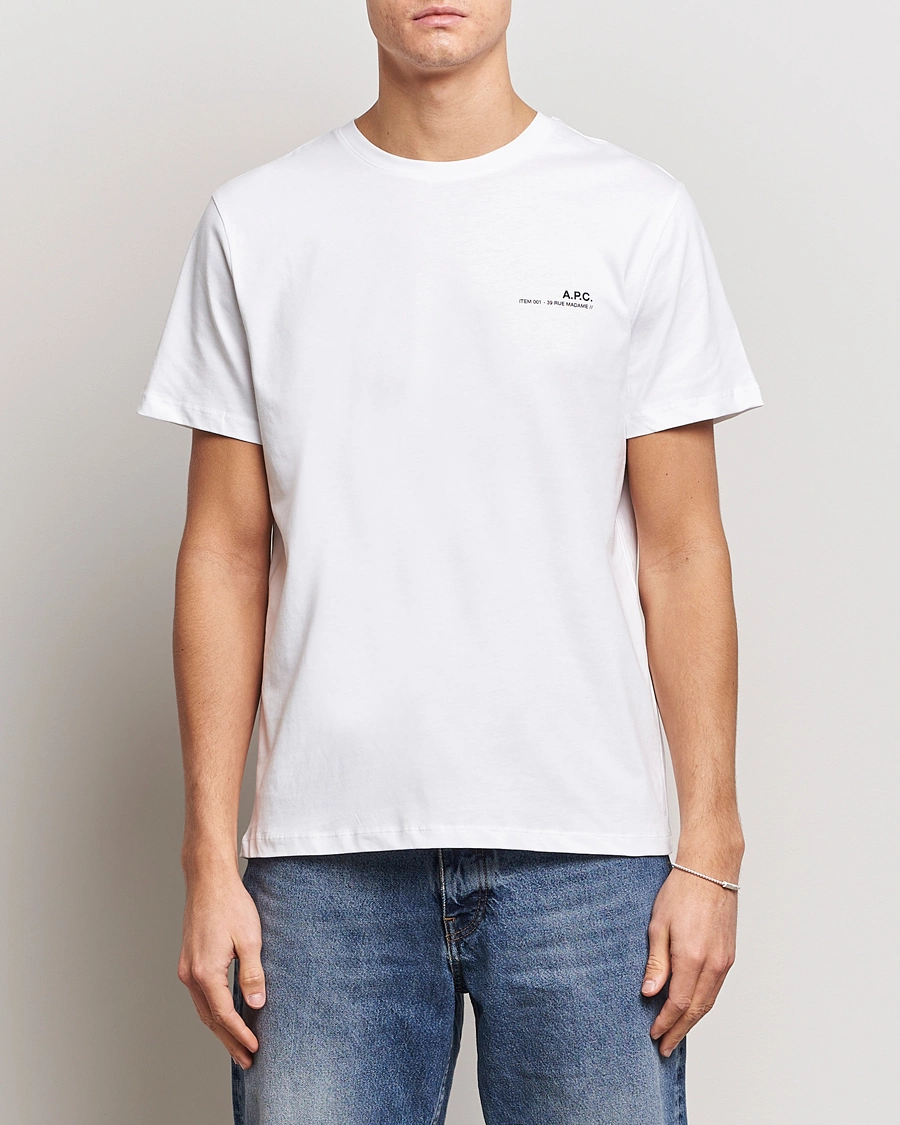 Men | Clothing | A.P.C. | Item T-Shirt White