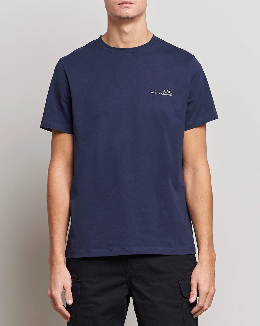 Homme | T-shirts | A.P.C. | Item T-Shirt Navy