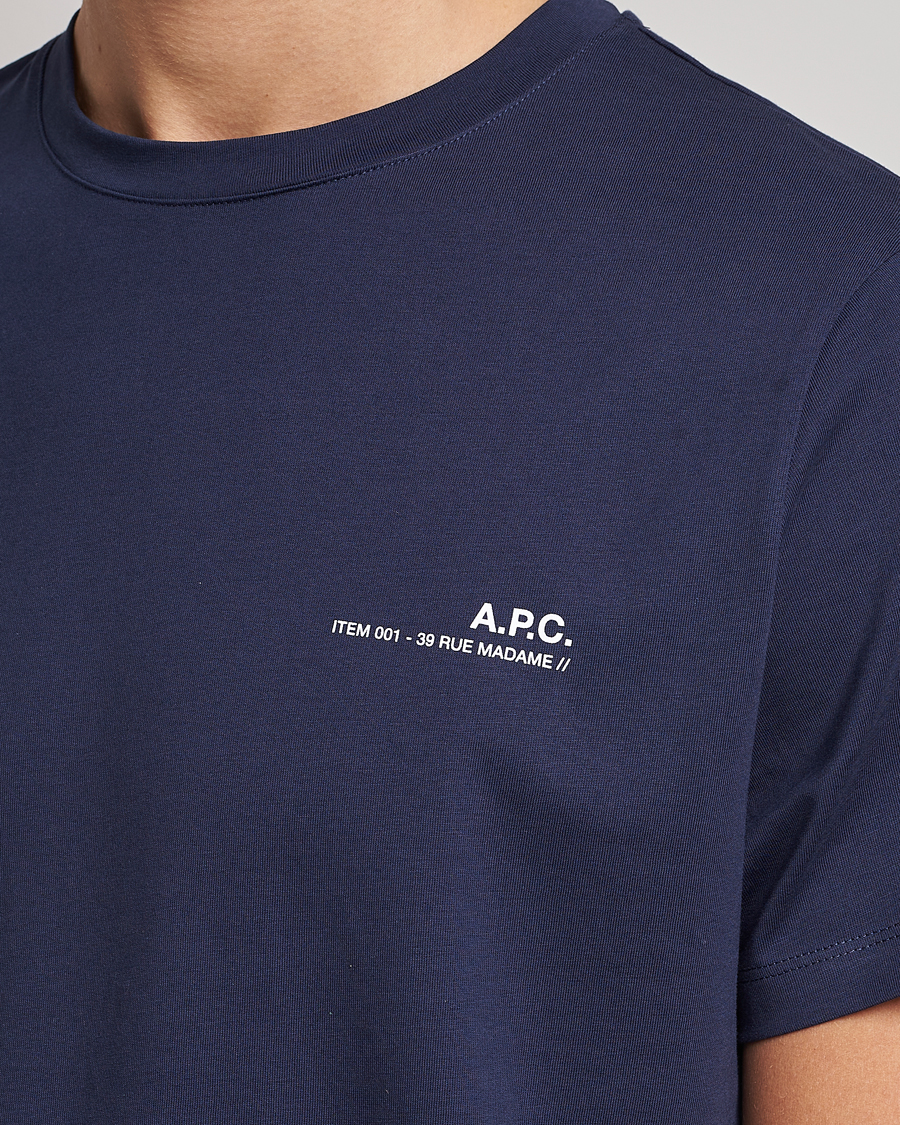 Homme | T-shirts | A.P.C. | Item T-Shirt Navy