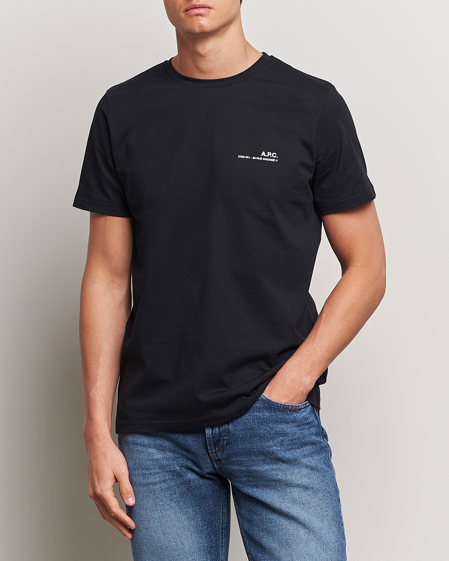 Homme | A.P.C. | A.P.C. | Item T-Shirt Black