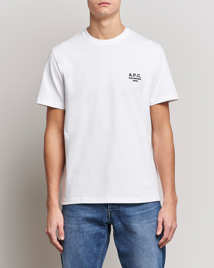 Homme | T-shirts À Manches Courtes | A.P.C. | Raymond T-Shirt White