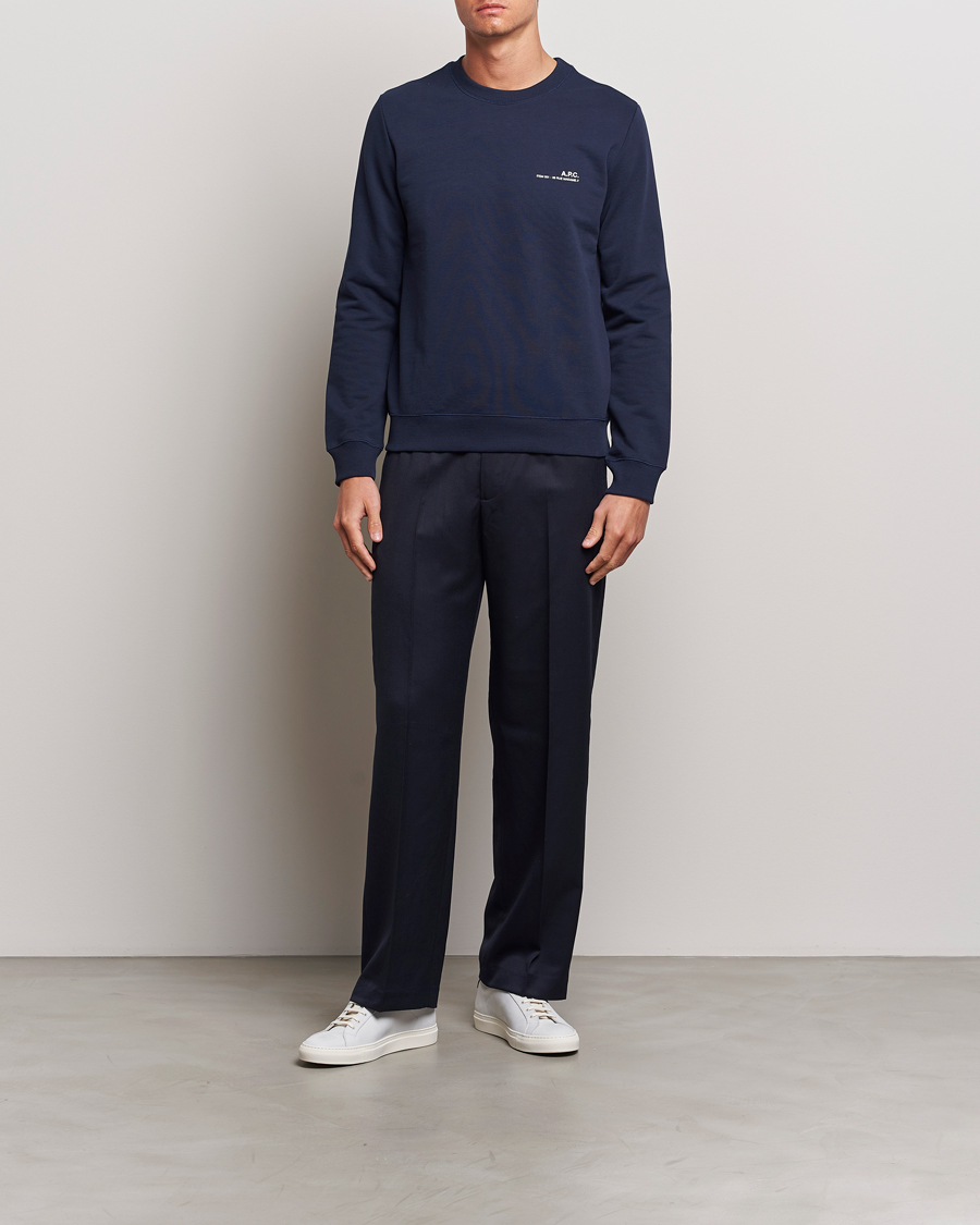 Homme | Pulls Et Tricots | A.P.C. | Item Sweatshirt Navy