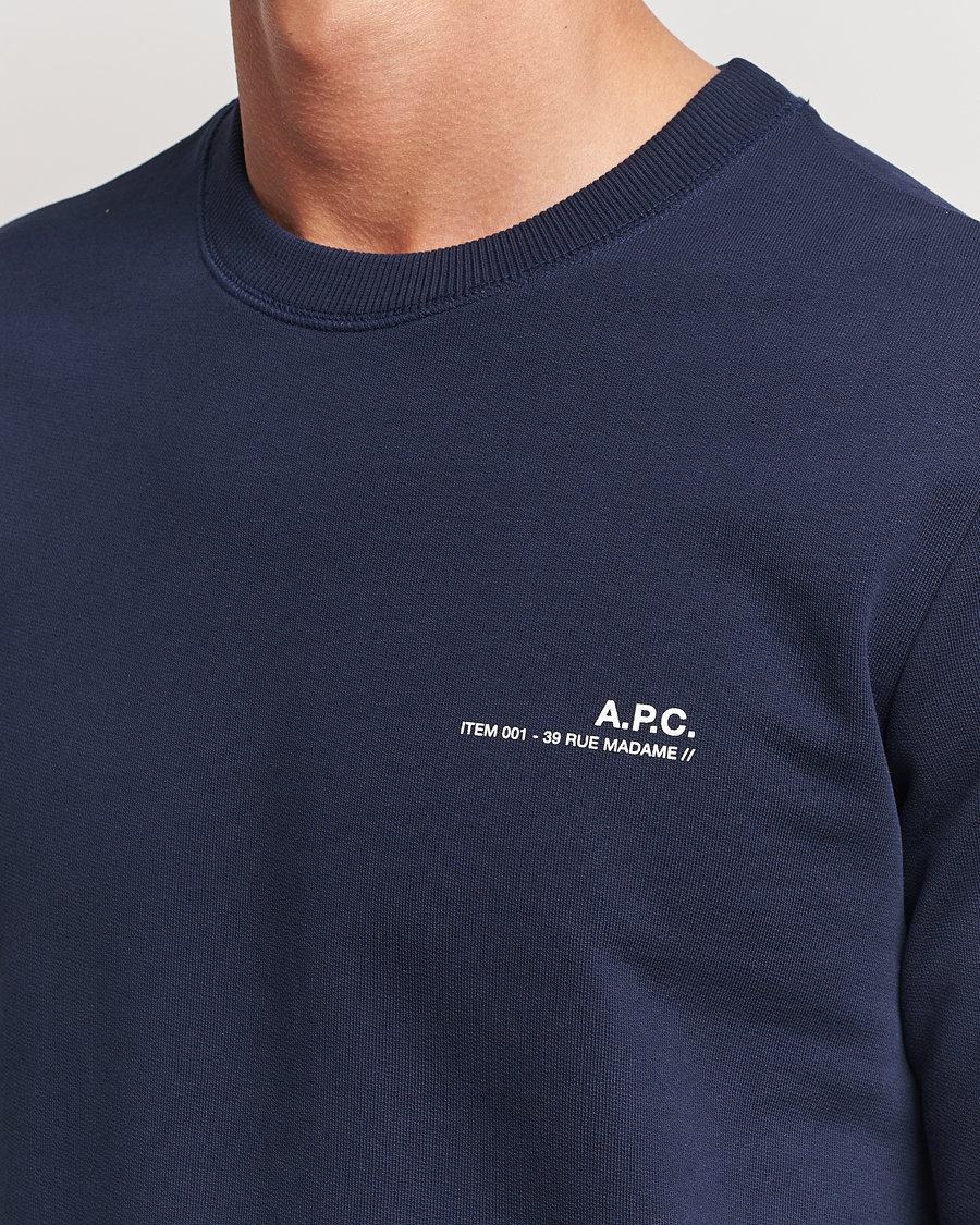 Homme | Pulls Et Tricots | A.P.C. | Item Sweatshirt Navy
