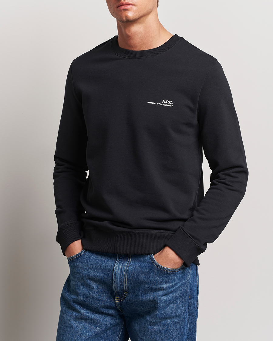 Homme |  | A.P.C. | Item Sweatshirt Black