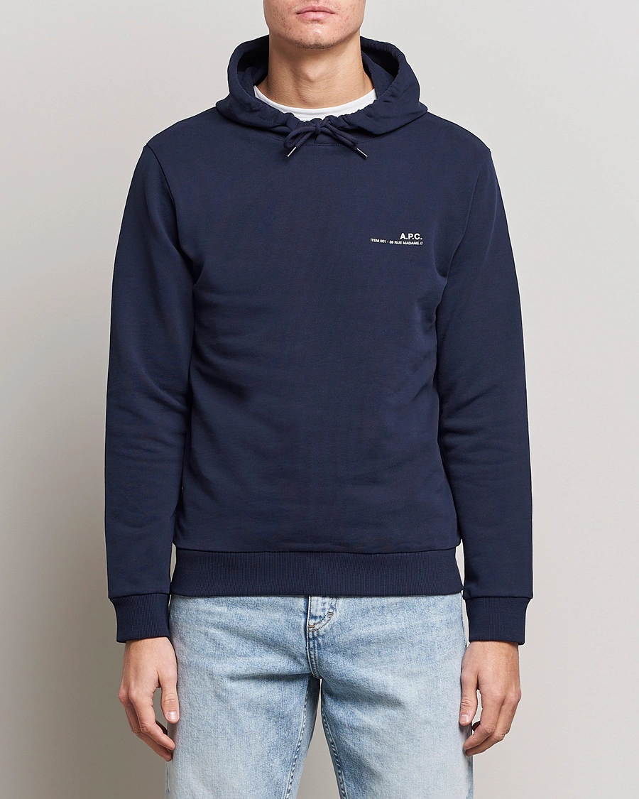 Homme | Sections | A.P.C. | Item Hoodie Navy