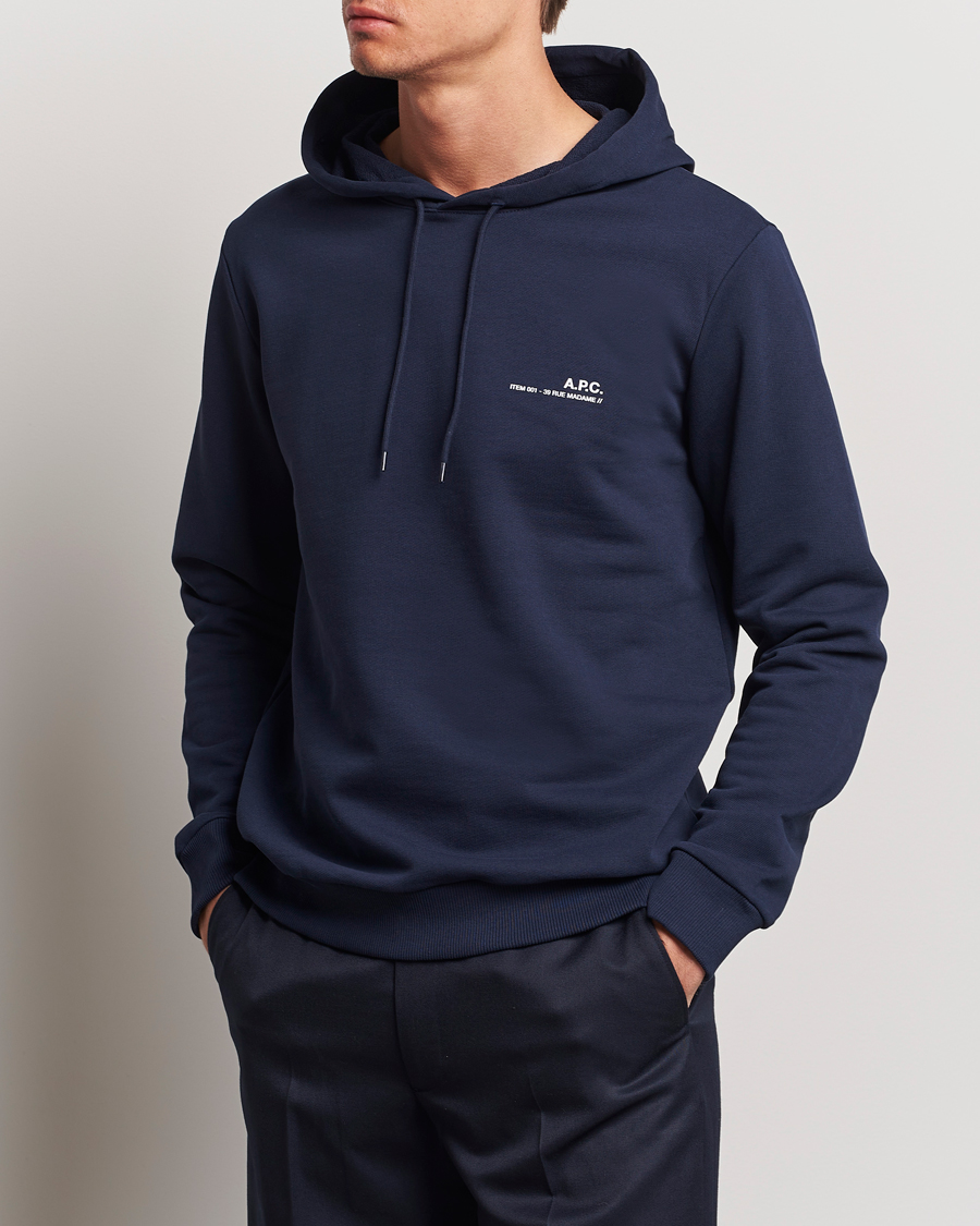 Homme | Sections | A.P.C. | Item Hoodie Navy