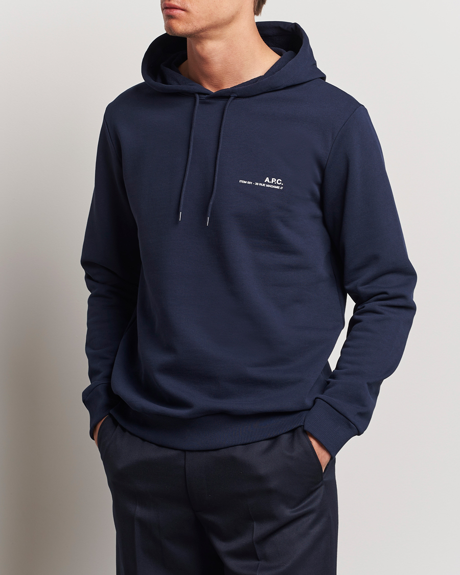 Homme | Pulls Et Tricots | A.P.C. | Item Hoodie Navy