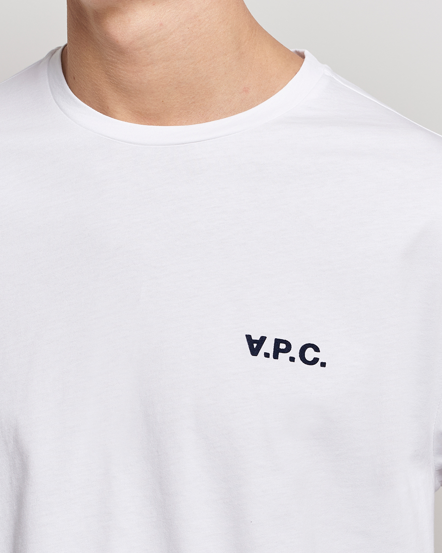 Homme | T-shirts | A.P.C. | VPC Long Sleeve T-Shirt White