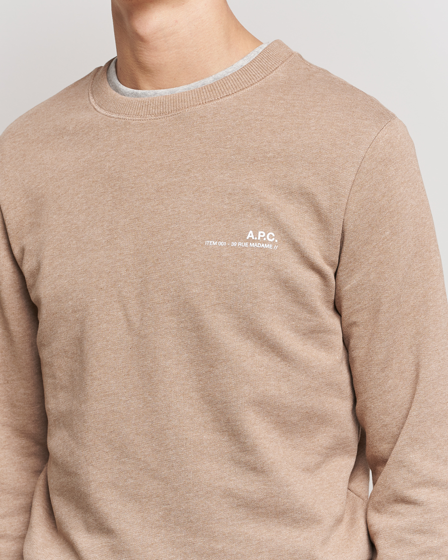 Homme | Pulls Et Tricots | A.P.C. | Item Sweatshirt Heather Beige