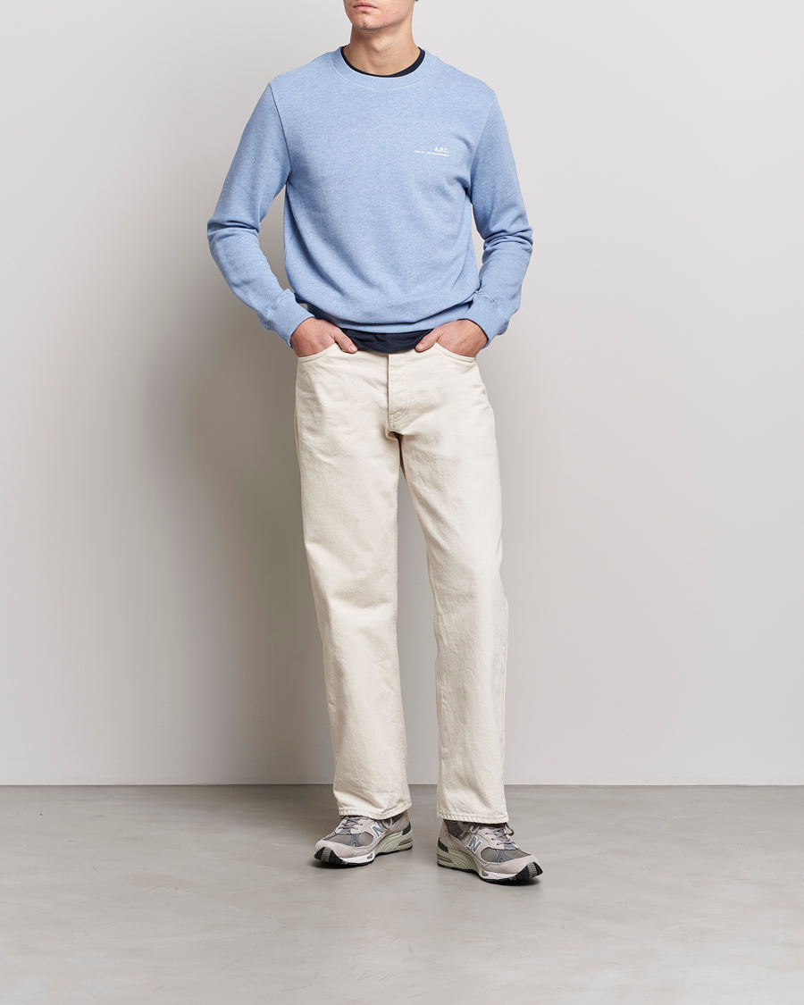 Homme | Pulls Et Tricots | A.P.C. | Item Sweatshirt Bleu Ciel