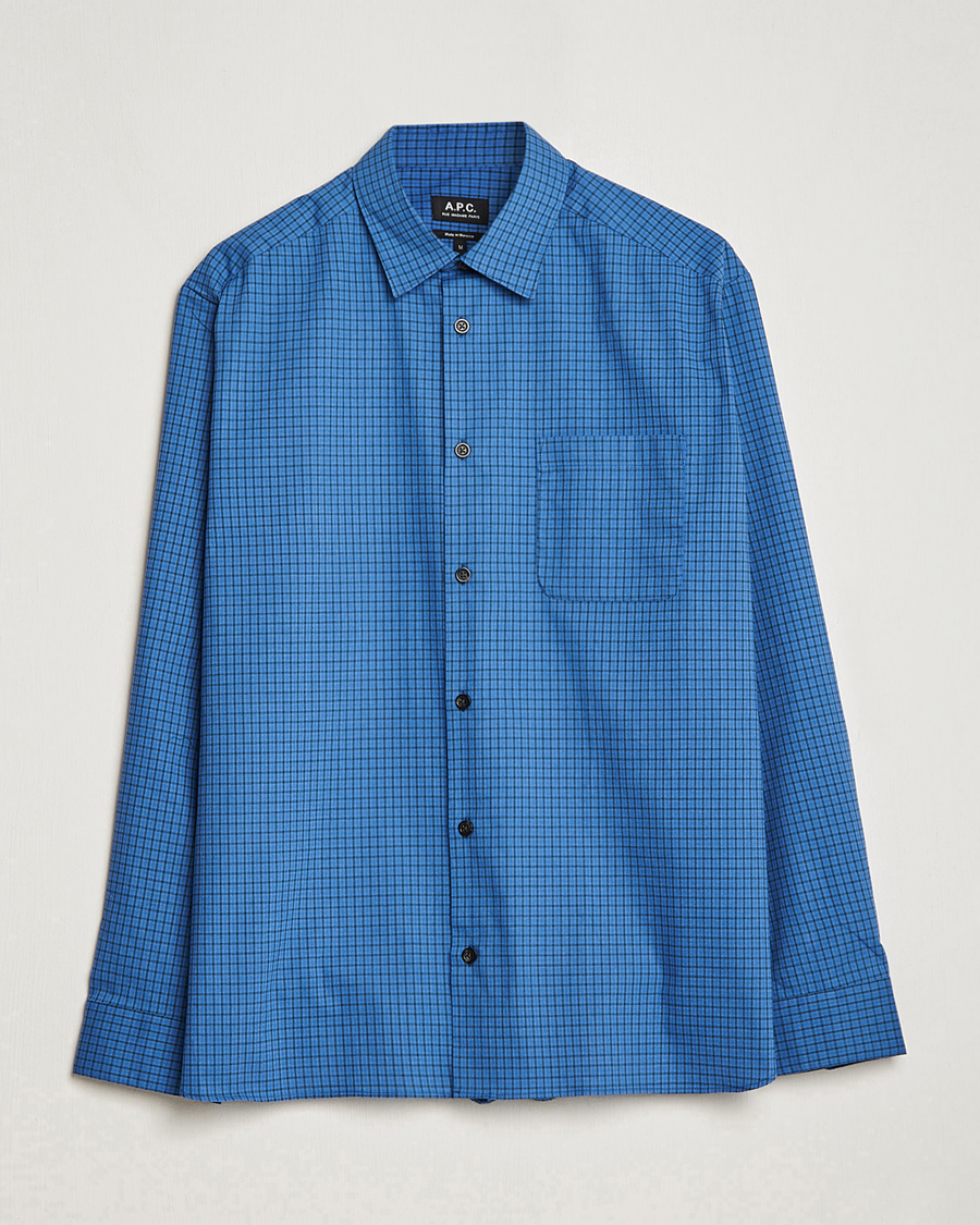 Homme | Chemises | A.P.C. | Marlo Casual Shirt Blue Check