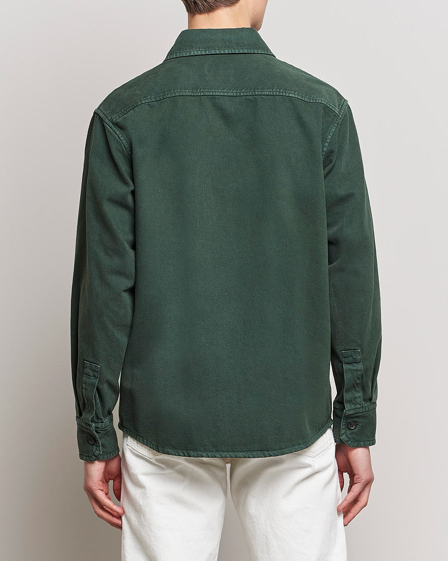 Homme | Chemises | A.P.C. | Basile Shirt Jacket Dark Green