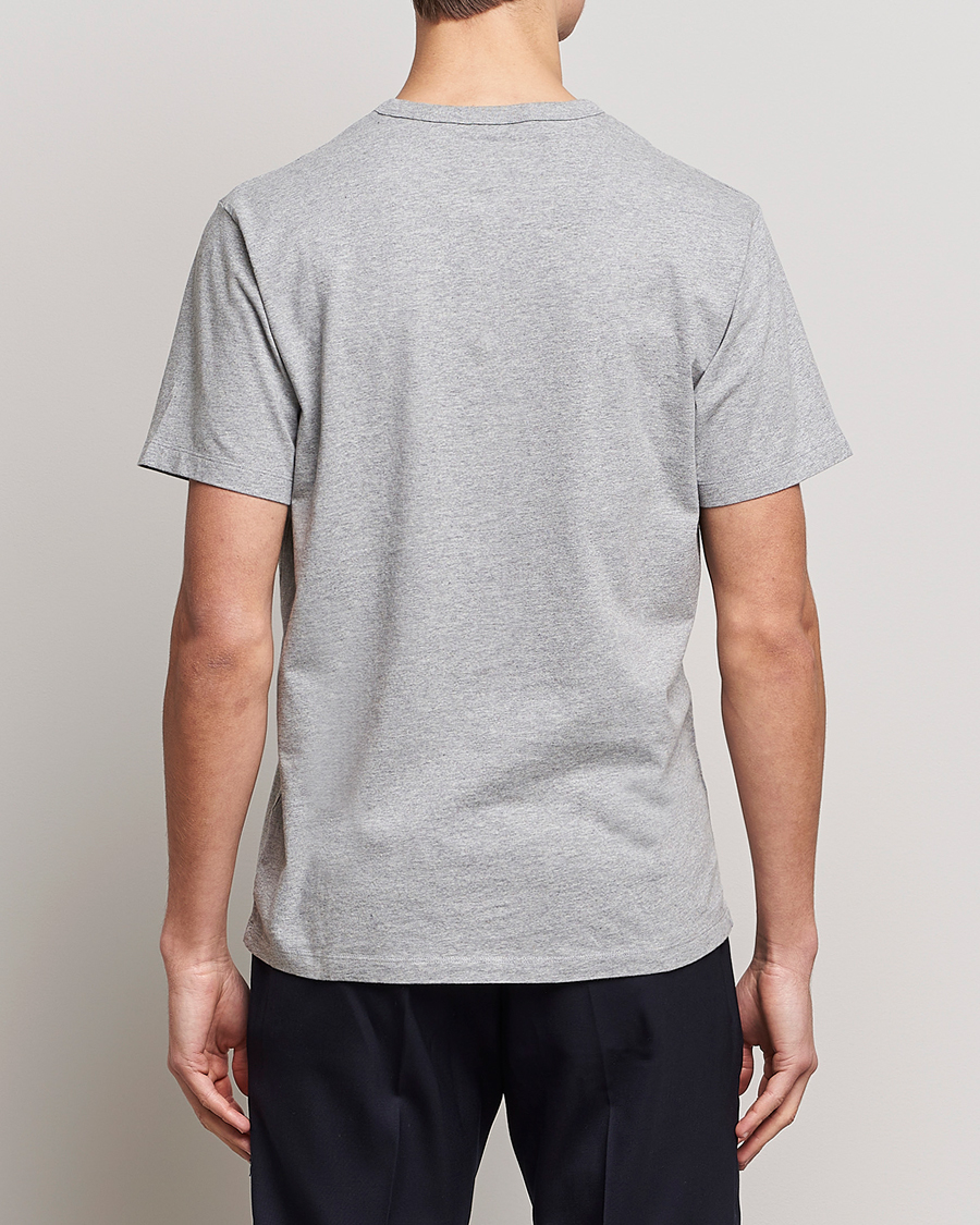 Homme | T-shirts | Maison Kitsuné | Baby Fox Patch Tee Light Grey