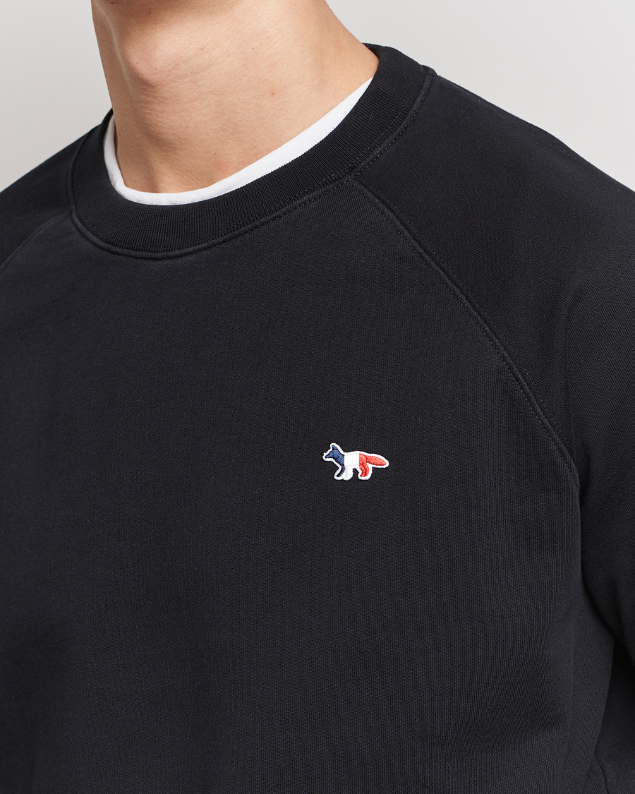 Homme | Pulls Et Tricots | Maison Kitsuné | Tricolor Fox Sweatshirt Black