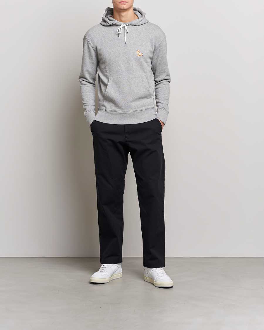 Homme | Pulls Et Tricots | Maison Kitsuné | Chillax Fox Hoodie Light Grey