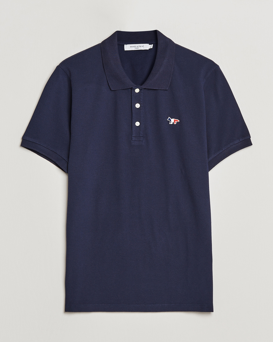 Homme | Polos | Maison Kitsuné | Tricolor Fox Polo Navy