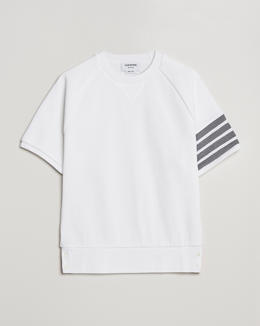 Homme | T-shirts | Thom Browne | Short Sleeve Sweatshirt White
