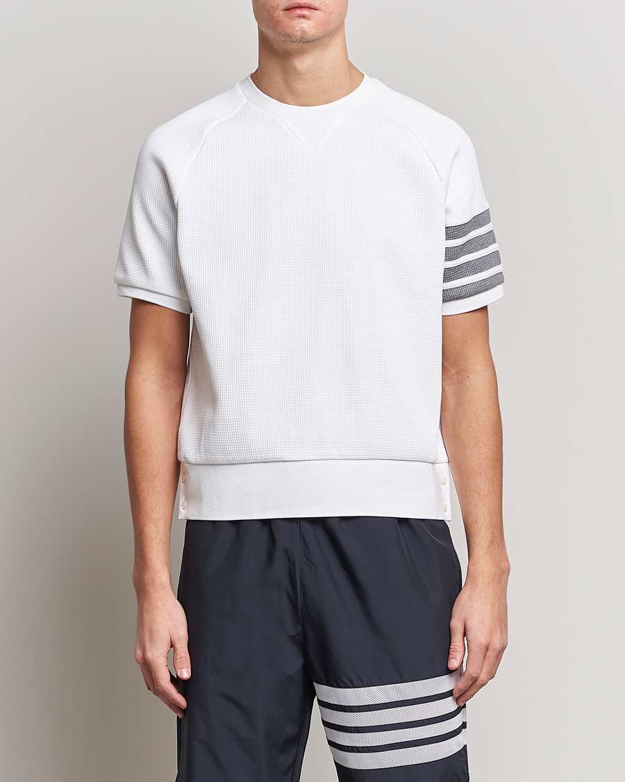 Homme | T-shirts | Thom Browne | Short Sleeve Sweatshirt White